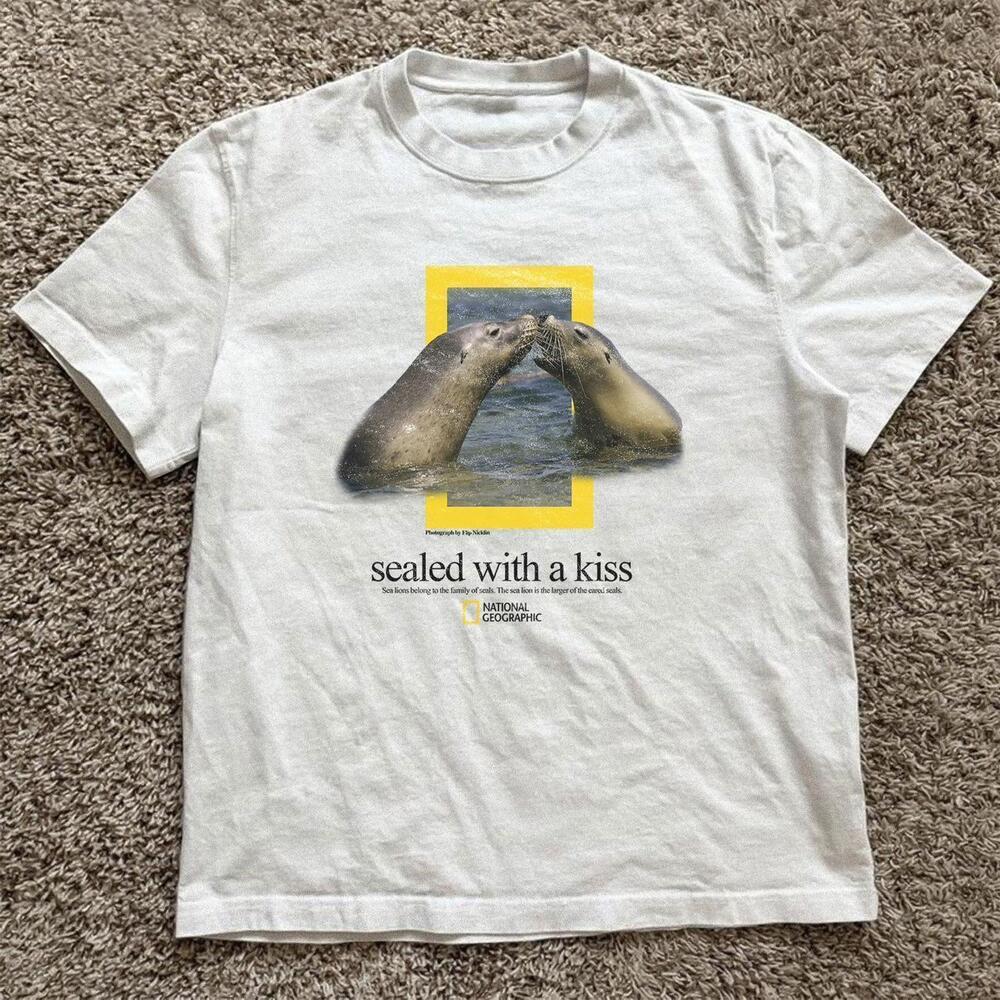 National Geographic sealed With A Kiss T-Shirt